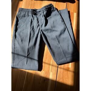 Calvin Klein blue dress slacks with a stretchy waist boys size‎ 14/16
